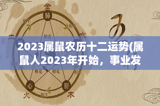 2023属鼠农历十二运势(属鼠人2023年开始，事业发展稳定，)